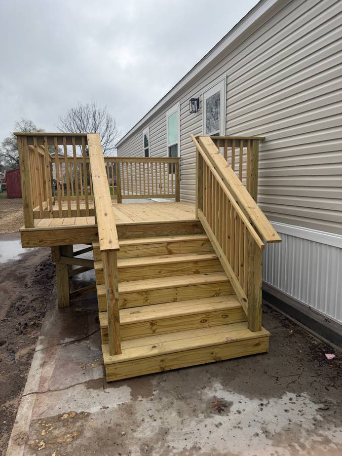 Brand new Manufactured House in a clean, safe, quiet park with large wooded lots.